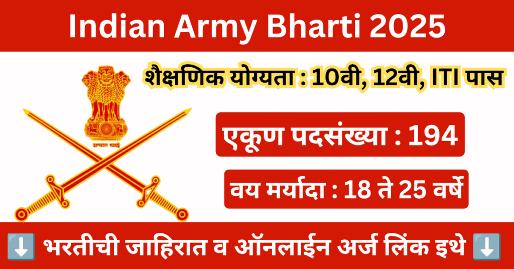 Indian Army Bharti 2025
