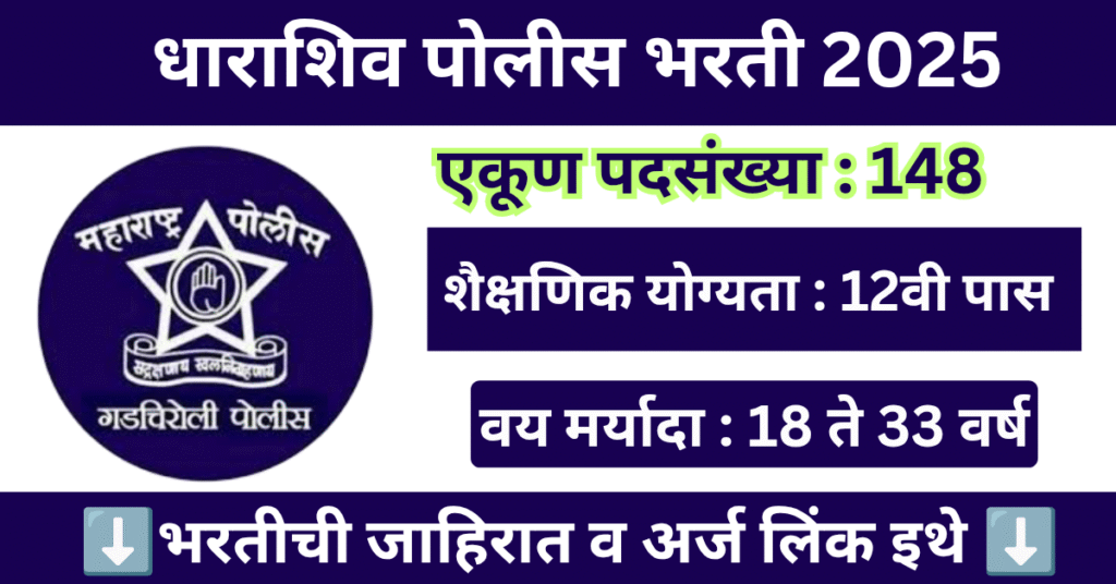 Dharashiv Police Bharti 2025 