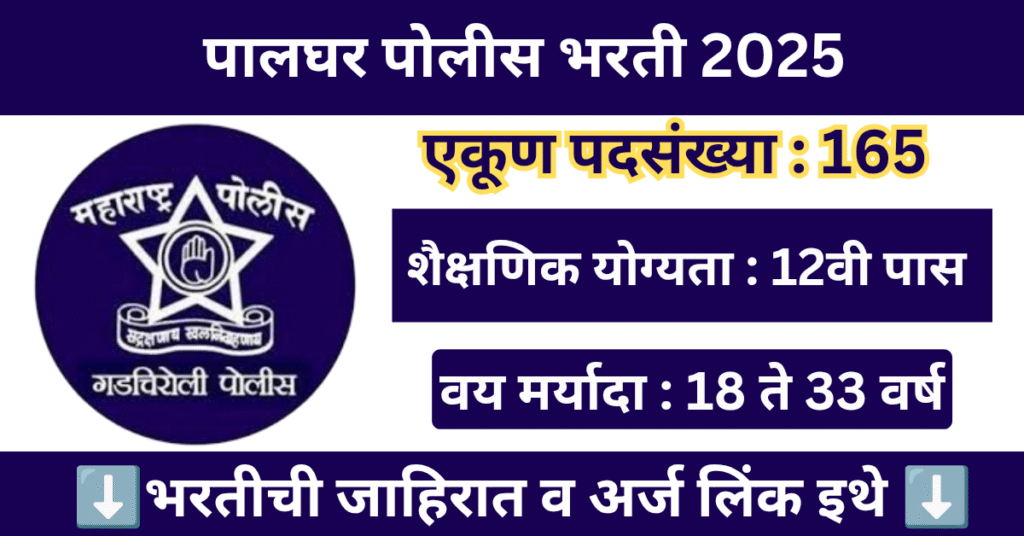 Palghar Police Bharti 2025 
