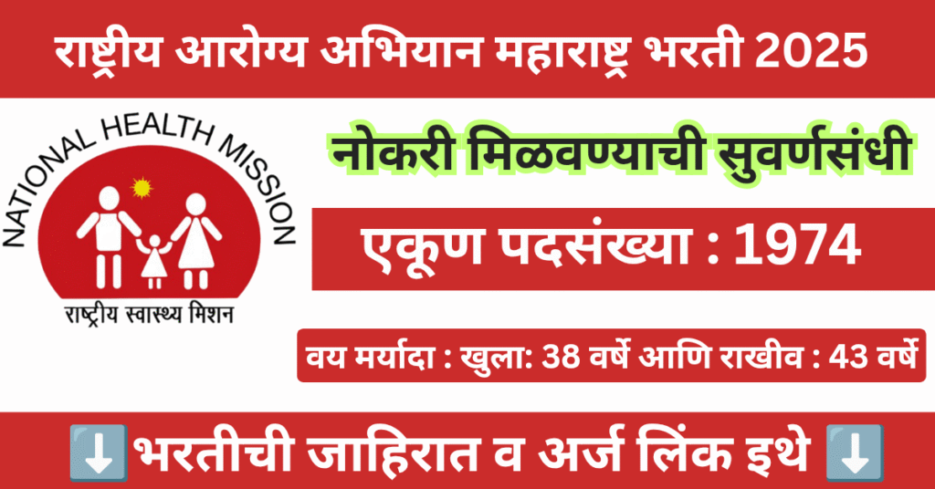 NHM Maharashtra CHO Bharti 2025