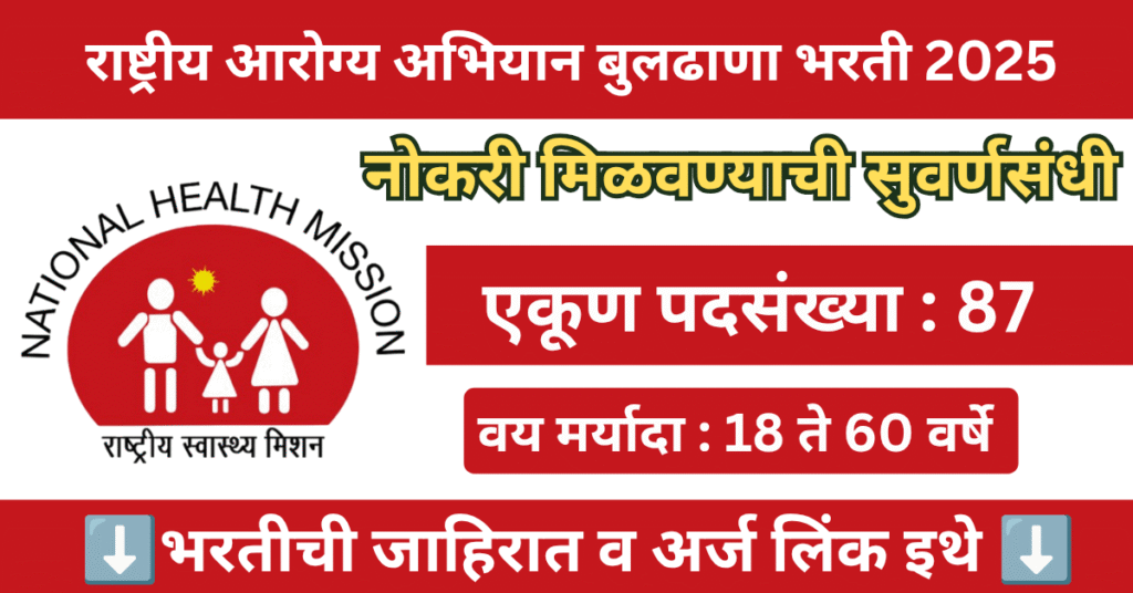 NHM Buldhana Bharti 2025 