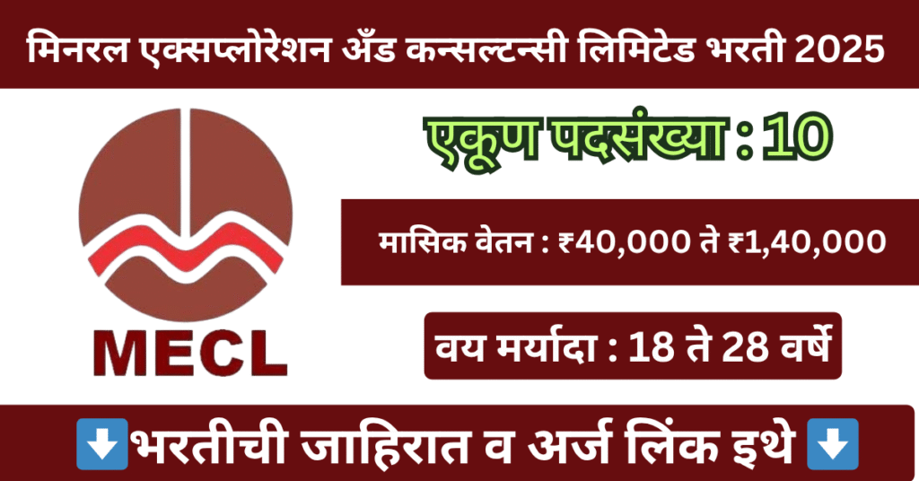 MECL Bharti 2025