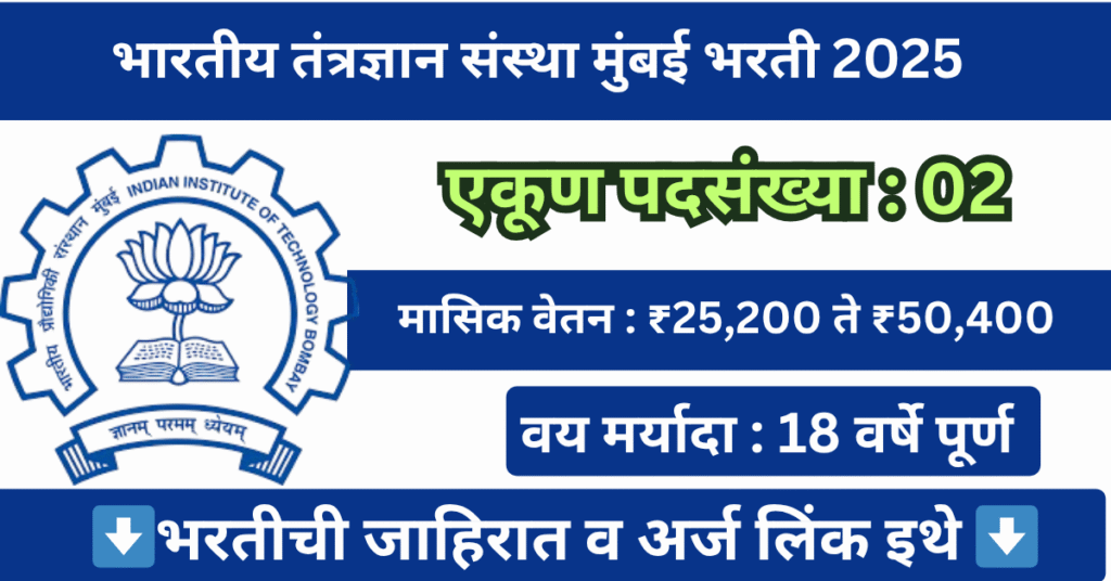 IIT Bombay Bharti 2025