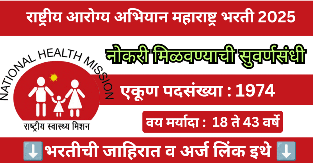 NHM Maharashtra CHO Bharti 2025