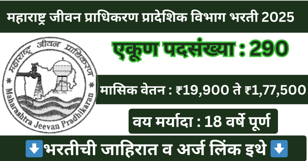 MJP Maharashtra Bharti 2025