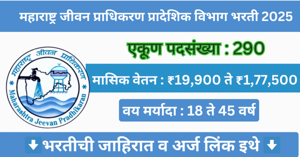 MJP Maharashtra Bharti 2025