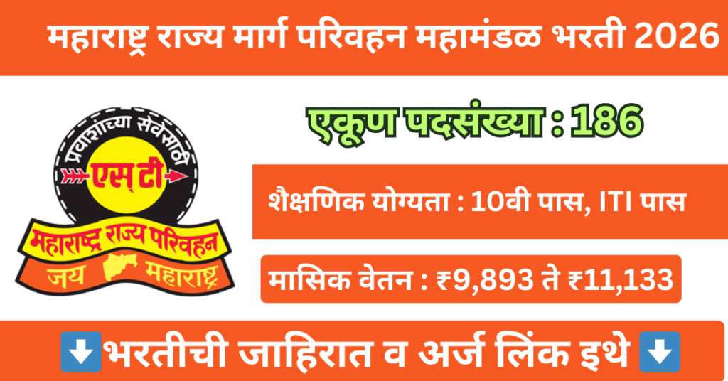 MSRTC Chha. Sambhajinagar Bharti 2026 