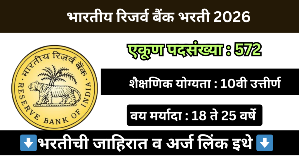 RBI Office Attendant Bharti 2026