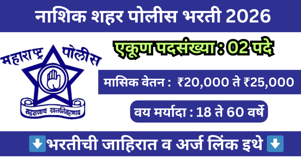 Nashik City Police Bharti 2026 