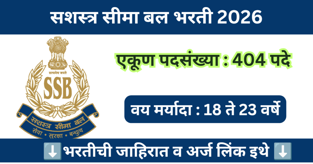 SSB Sport Quota Bharti 2026