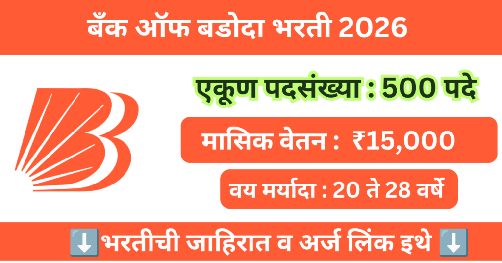 Bank of Baroda Apprentice Bharti 2026 