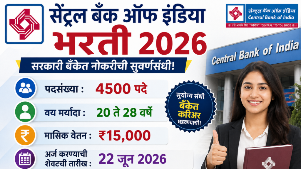 Central Bank Of India Bharti 2026