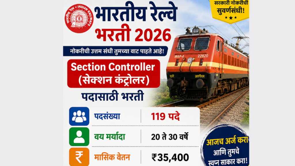 RRB Section Controller Bharti 2026