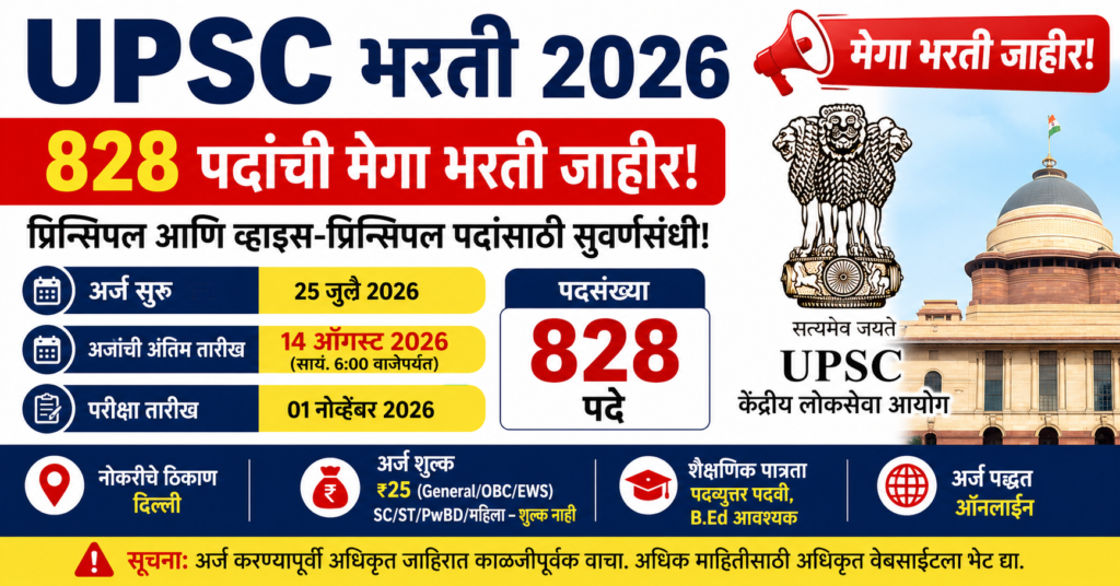UPSC Bharti 2026