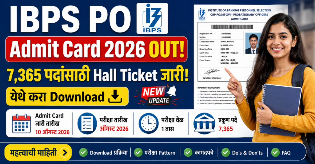 IBPS PO Admit Card 2026