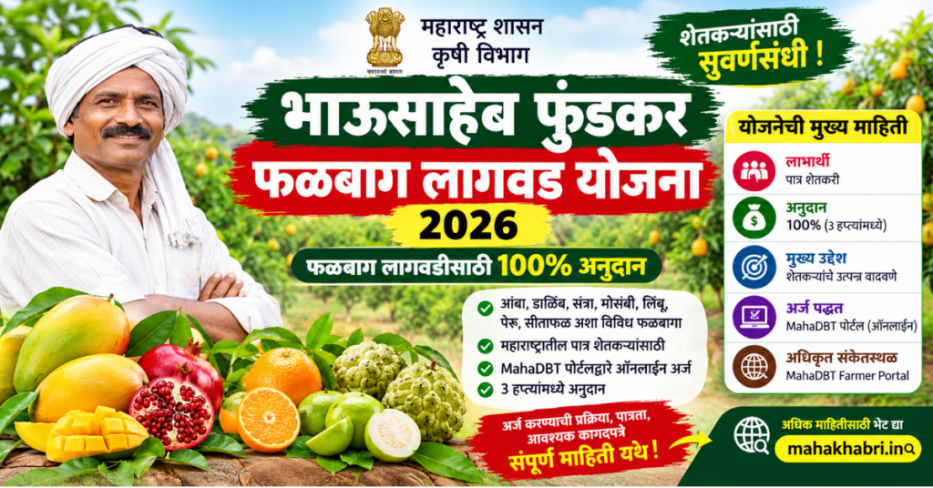 Bhausaheb Fundkar Falbag Lagwad Yojana 